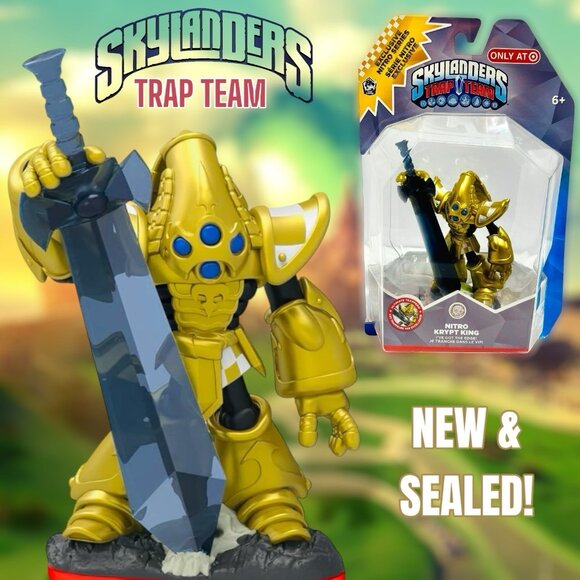 Skylanders Trap Team Nitro Krypt King Sealed! Variant Trap Master NEW in box!!! - Picture 1 of 14
